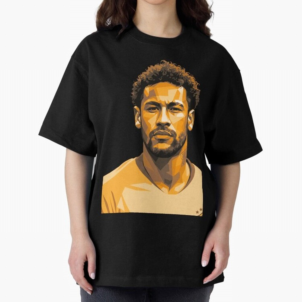 Neymar Oversized T-Shirt Share the Excitement of FIFA World Cup 2026 for Fans of CR7 and Messi and France, Bringing Global Supporter Spirit, Legendary Goals, National Colors and Tournament Celebration; Built for Supporters Chasing Trophy Dreams,