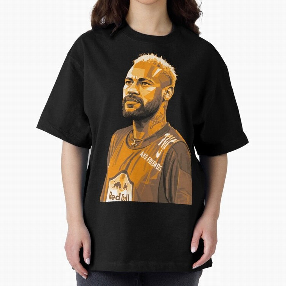 Neymar Oversized T-Shirt Relive the Noise and Pride of the FIFA World Cup 2026 Group Stage Journey through Mbappe Highlights, Netherlands Pride, Global Supporter Spirit, Legendary Goals, National Colors and Tournament Celebration; Great for