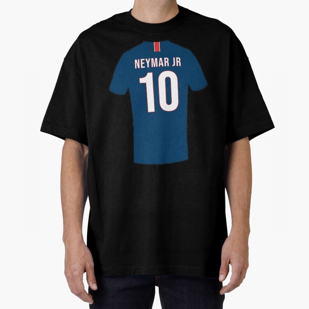 Neymar football jersey Oversized T-Shirt Show Up for the Glory of Global Football Passion for FIFA World Cup 2026 USA Canada Mexico, Driven by Neymar, Haaland and Cristiano Ronaldo, England and Germany, Football History, Final Match Energy, Crowd