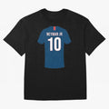 Neymar football jersey Oversized T-Shirt Show Up for the Glory of Global Football Passion for FIFA World Cup 2026 USA Canada Mexico, Driven by Neymar, Haaland and Cristiano Ronaldo, England and Germany, Football History, Final Match Energy, Crowd