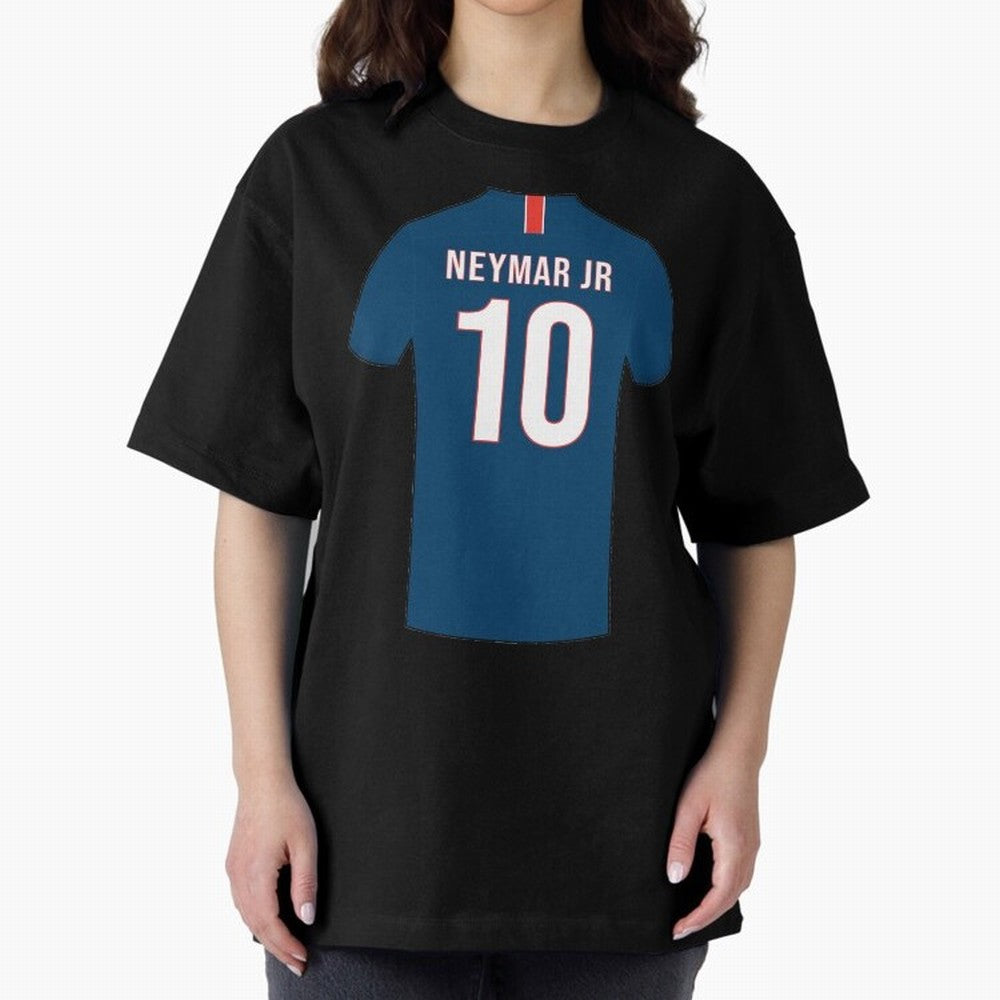 Neymar football jersey Oversized T-Shirt Show Up for the Glory of Global Football Passion for FIFA World Cup 2026 USA Canada Mexico, Driven by Neymar, Haaland and Cristiano Ronaldo, England and Germany, Football History, Final Match Energy, Crowd