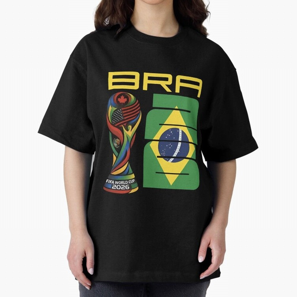 Brazil Soccer World Cup 2026 Fan Art - Selecao 2026 Essential T-Shirt Show Your Stadium Side during FIFA World Cup 2026 Spirit, Filled with Argentina, Neymar, Haaland and Cristiano Ronaldo, Soccer Culture, Superstar Moments, National Team Dreams