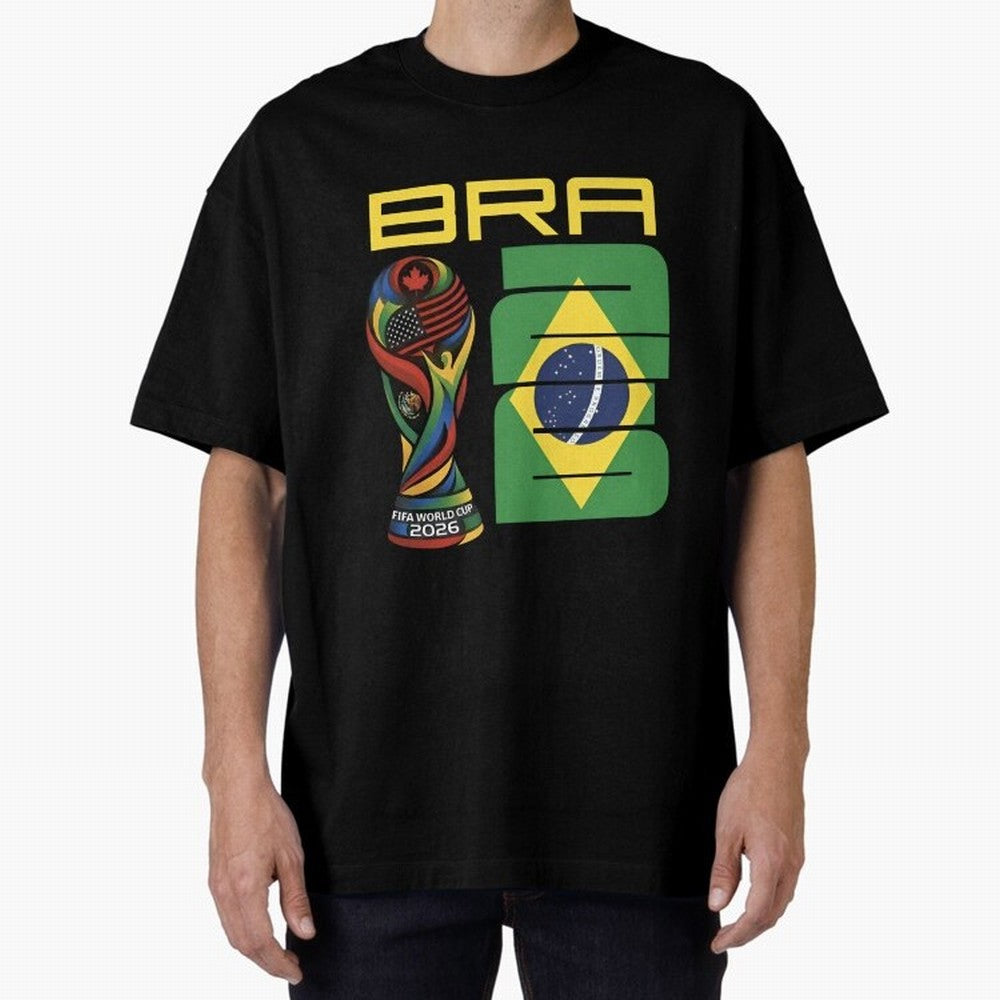 Brazil Soccer World Cup 2026 Fan Art - Selecao 2026 Essential T-Shirt Show Your Stadium Side during FIFA World Cup 2026 Spirit, Filled with Argentina, Neymar, Haaland and Cristiano Ronaldo, Soccer Culture, Superstar Moments, National Team Dreams