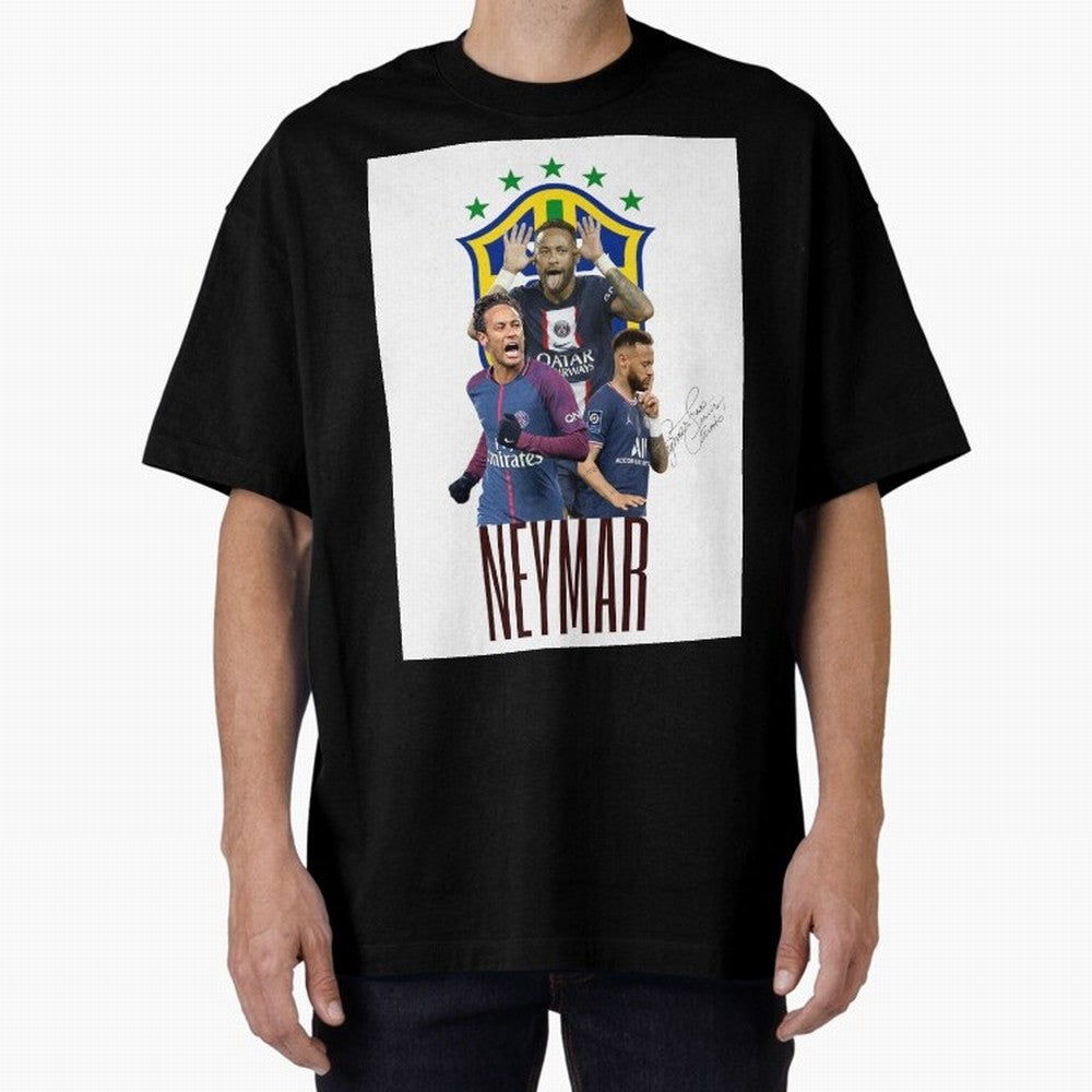 Neymar pst design. Active T-Shirt Celebrate Football Heritage in Global Football Passion for FIFA World Cup 2026 USA Canada Mexico, with Cristiano Ronaldo, Haaland and CR7, Spain, Worldwide Fan Energy, Dramatic Goals, Stadium Lights and