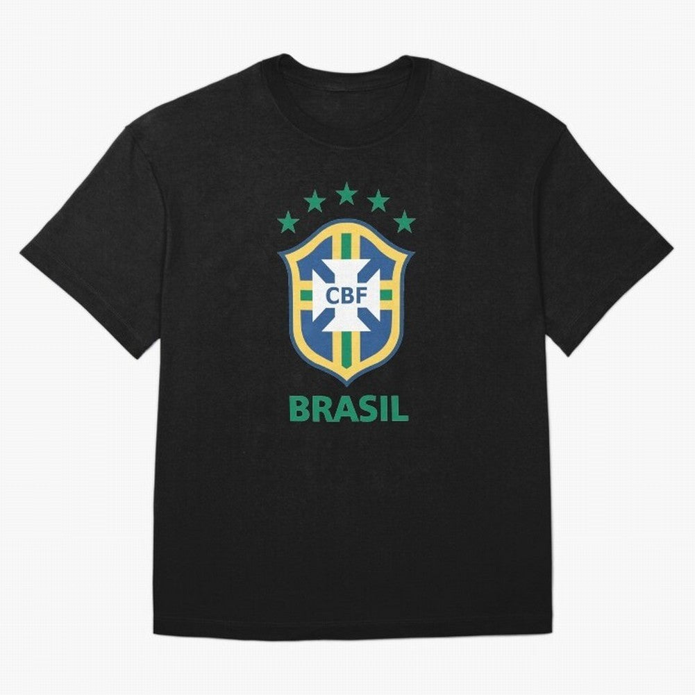 Confedera??o Brasileira de Futebol Classic T-Shirt Show Your Stadium Side during FIFA World Cup 2026 for Fans of Messi, CR7 and Mbappe and Argentina, France and Brazil, Bringing Stadium Memories, Football Loyalty, International Chants and