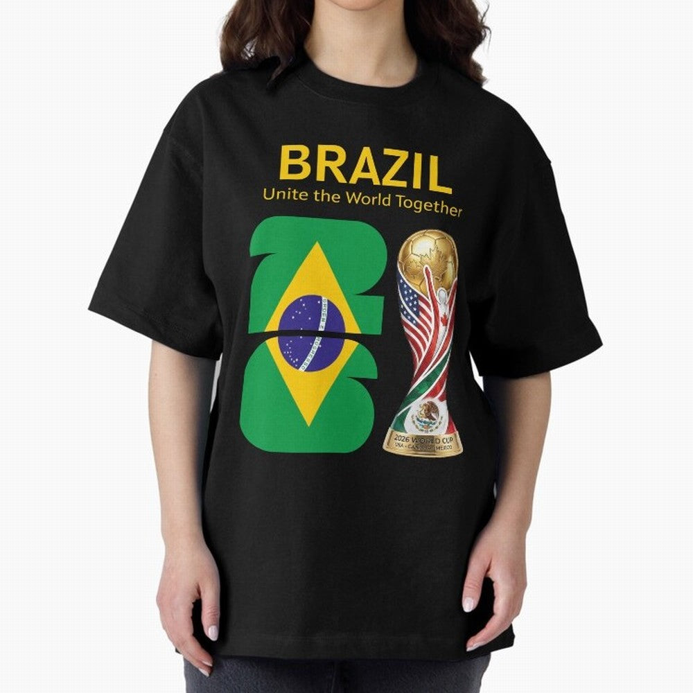 World Cup 2026, IMG 017, BRAZIL 001 Classic T-Shirt Cheer for Global Football Passion for FIFA World Cup 2026 USA Canada Mexico, Built around Cristiano Ronaldo, Haaland and CR7, Argentina, Goal Celebration Energy, Supporter Heritage, Football Icons