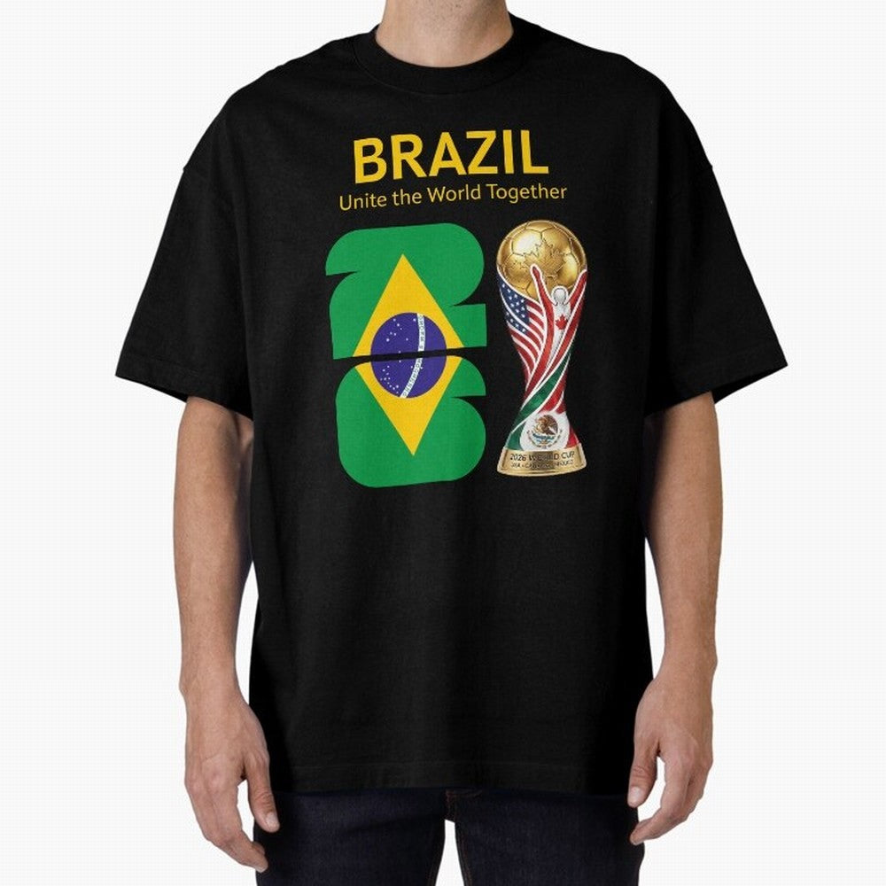 World Cup 2026, IMG 017, BRAZIL 001 Classic T-Shirt Cheer for Global Football Passion for FIFA World Cup 2026 USA Canada Mexico, Built around Cristiano Ronaldo, Haaland and CR7, Argentina, Goal Celebration Energy, Supporter Heritage, Football Icons
