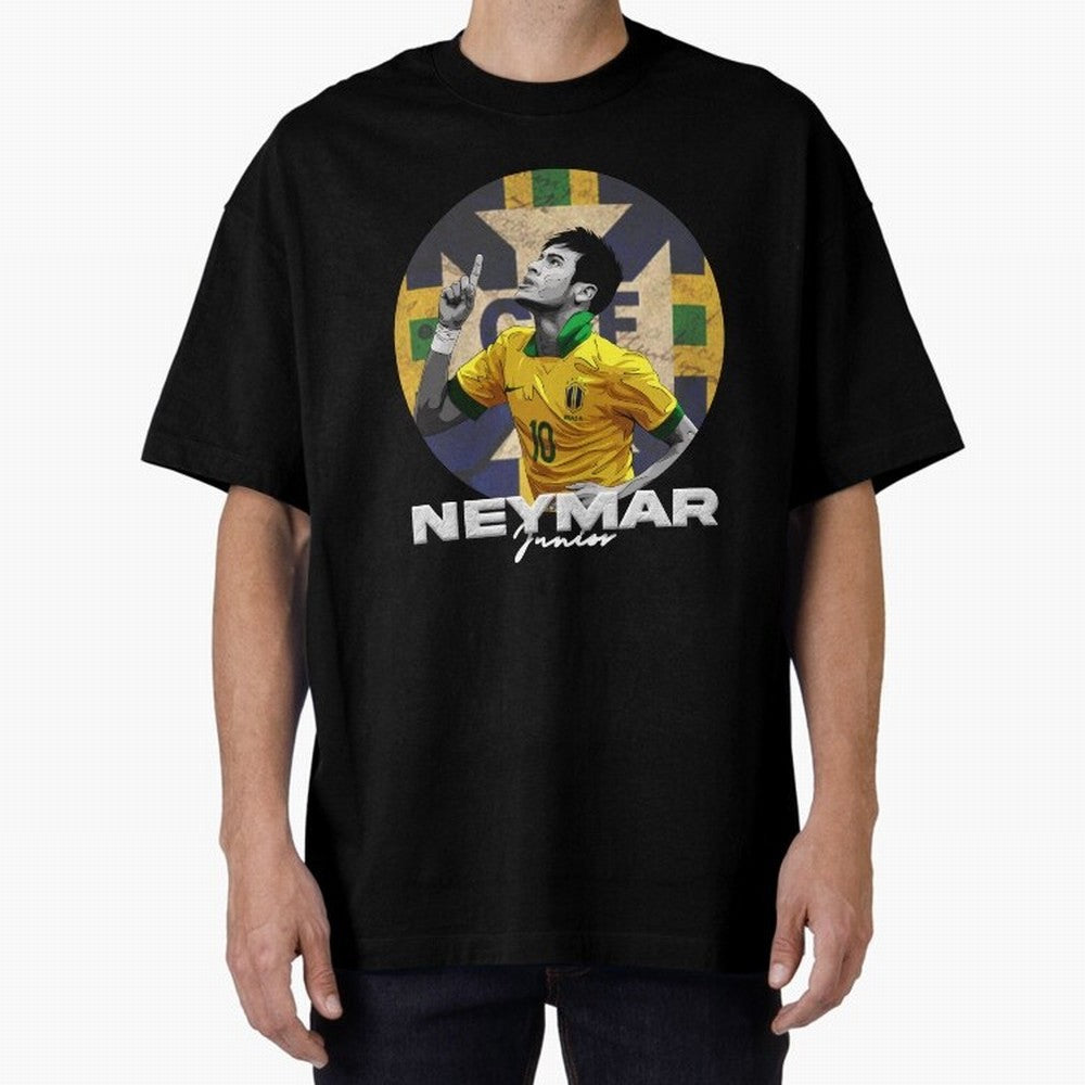Neymar Junior Oversized T-Shirt Capture FIFA World Cup 2026 Group Stage Spirit, Celebrating Netherlands, Messi, Sports Nostalgia, International Competition, Famous Players and Unforgettable Victories; Made for Collectors Who Enjoy Iconic Players,