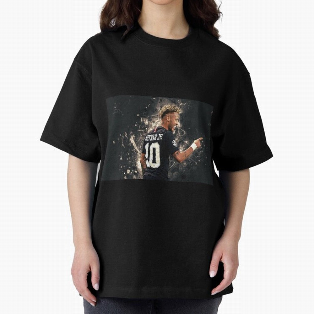 Neymar #111 Oversized T-Shirt Support Your Favorite Stars during FIFA World Cup 2026 Highlighting Cristiano Ronaldo, England, France and Netherlands Energy, Football Passion, Legendary Performances, Festival Vibes and Supporter Community; Made for
