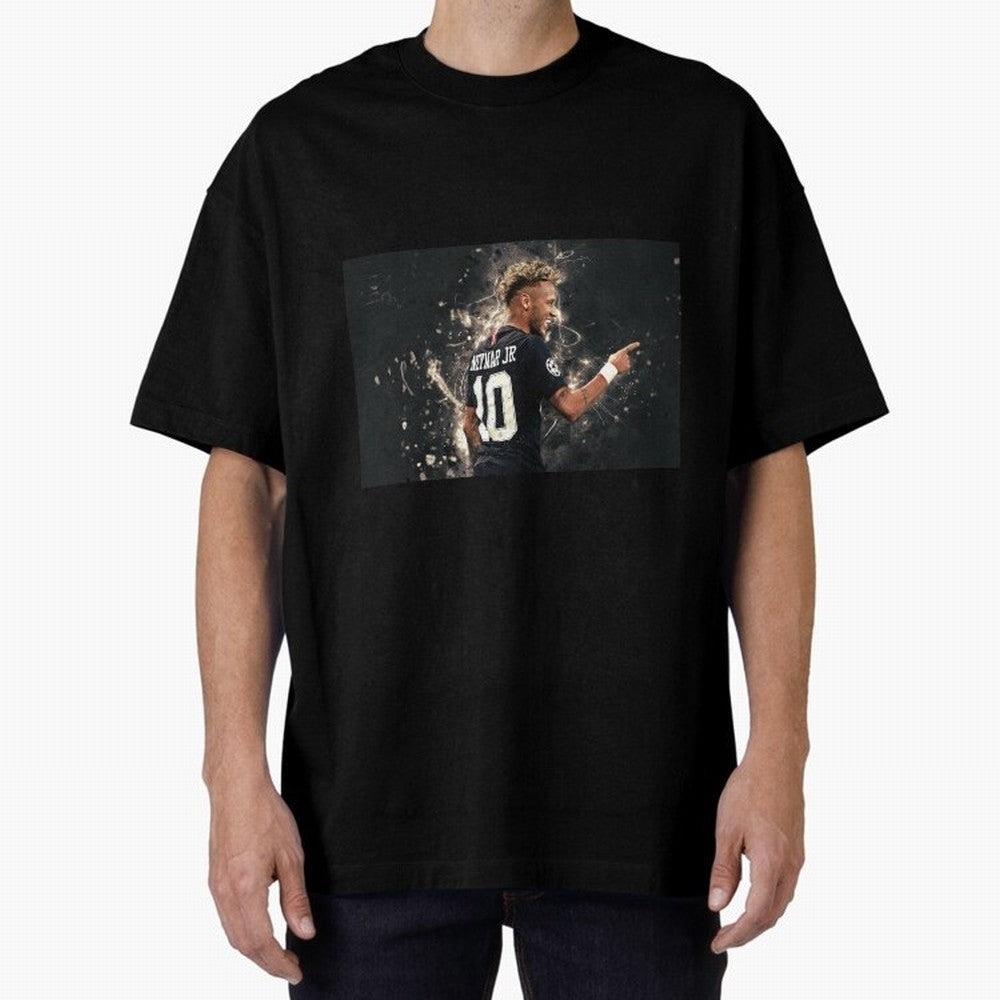 Neymar #111 Oversized T-Shirt Support Your Favorite Stars during FIFA World Cup 2026 Highlighting Cristiano Ronaldo, England, France and Netherlands Energy, Football Passion, Legendary Performances, Festival Vibes and Supporter Community; Made for