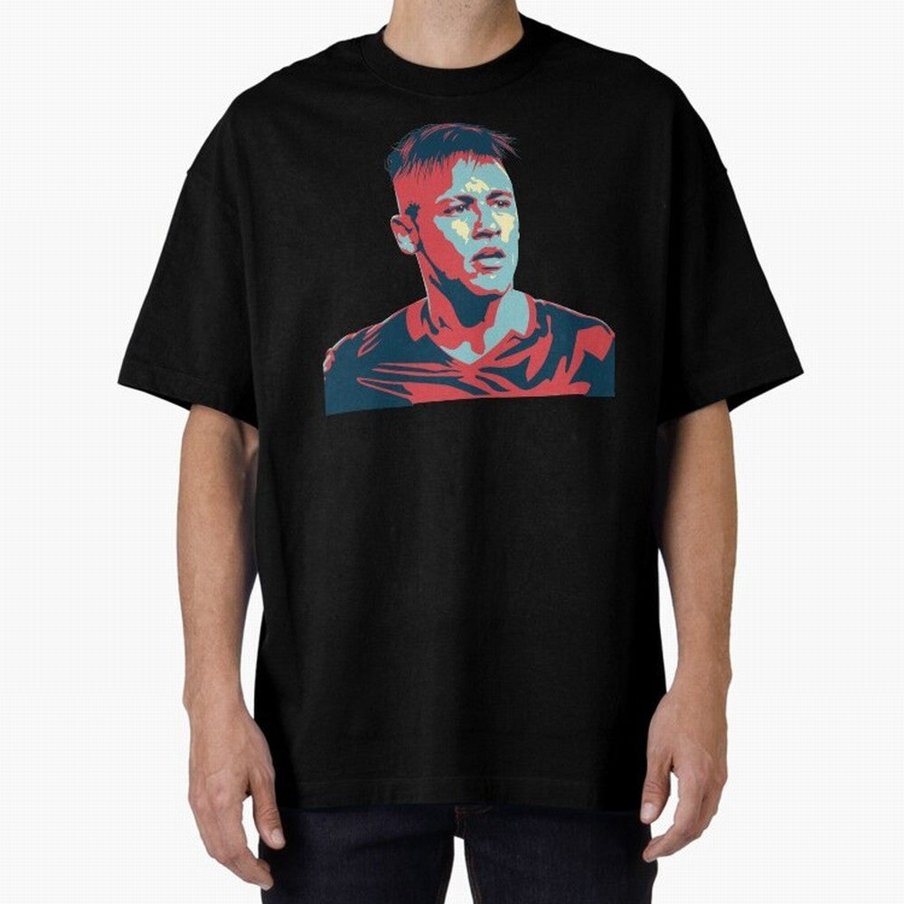 Neymar. Oversized T-Shirt Unlock FIFA World Cup 2026 for Fans of Mbappe and Neymar and England, France and Netherlands, Bringing Retro Football Energy, Iconic Rivalries, Trophy Chase Drama and Stadium Atmosphere; Made for Collectors Who Enjoy