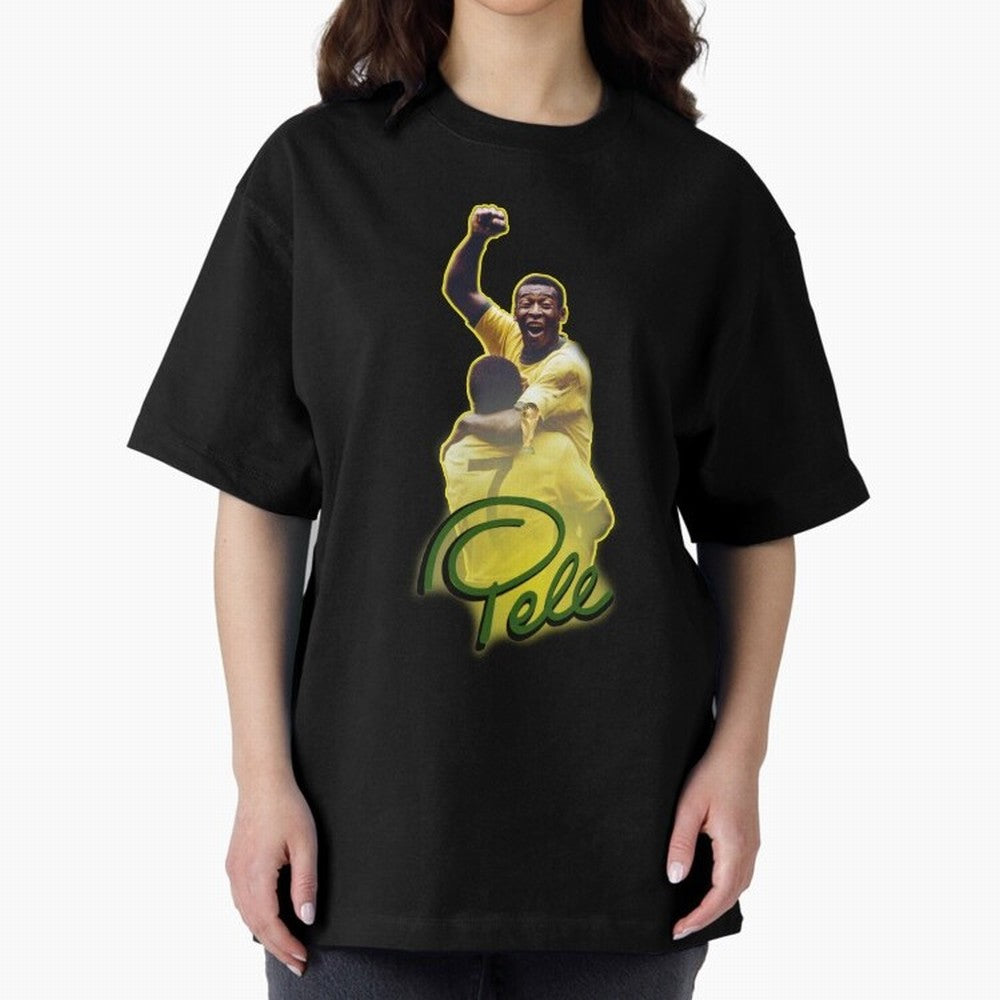 Pele World Cup Brazil Essential T-Shirt Bring Stadium Energy to Global Football Passion for FIFA World Cup 2026, Celebrating CR7 and Messi, Spain and Netherlands, Champion Mindset, Group Stage Buzz, Knockout Tension and Passionate Fan Culture;