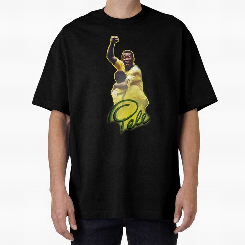 Pele World Cup Brazil Essential T-Shirt Bring Stadium Energy to Global Football Passion for FIFA World Cup 2026, Celebrating CR7 and Messi, Spain and Netherlands, Champion Mindset, Group Stage Buzz, Knockout Tension and Passionate Fan Culture;