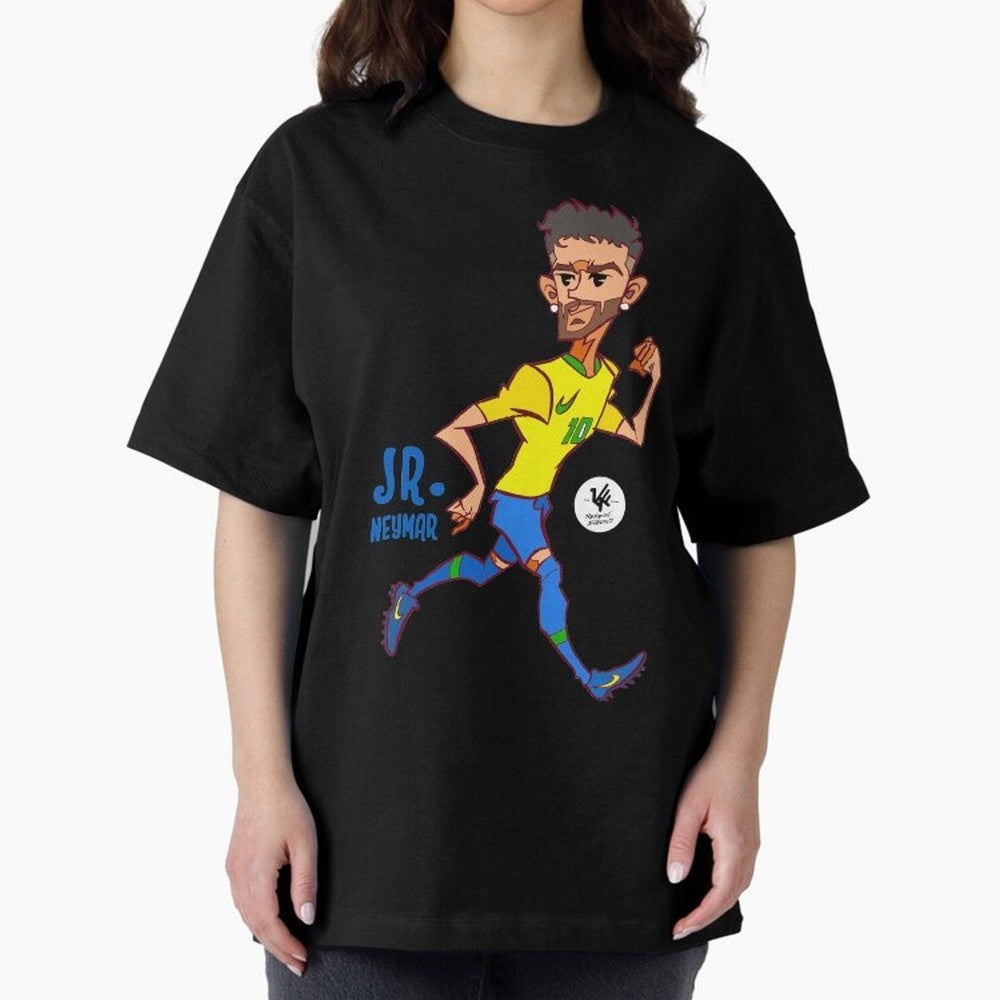 Neymar Oversized T-Shirt Enjoy the Biggest Football Party of Global Football Passion for FIFA World Cup 2026, Made for Mbappe and Neymar, Netherlands, Soccer Culture, Superstar Moments, National Team Dreams and Competitive Fire; Perfect for People