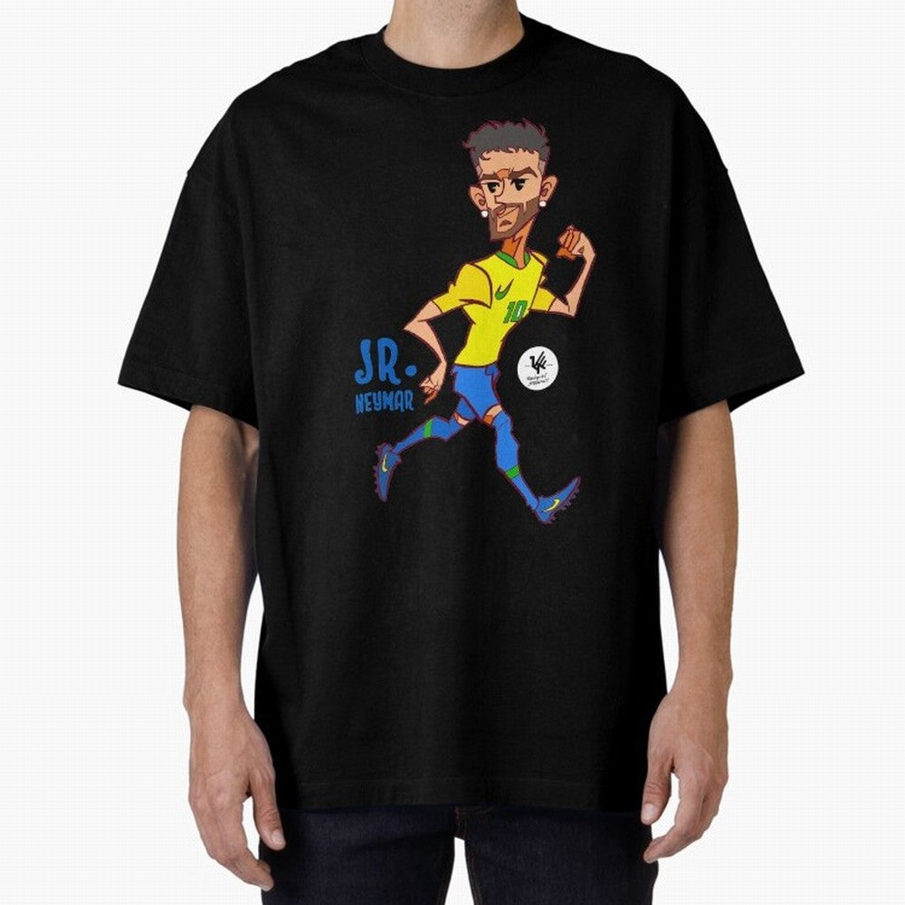 Neymar Oversized T-Shirt Enjoy the Biggest Football Party of Global Football Passion for FIFA World Cup 2026, Made for Mbappe and Neymar, Netherlands, Soccer Culture, Superstar Moments, National Team Dreams and Competitive Fire; Perfect for People