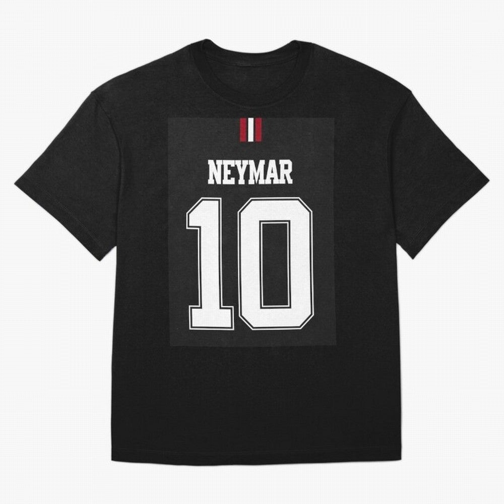Neymar Oversized T-Shirt Feel the Trophy Chase of Global Football Passion for FIFA World Cup 2026 USA Canada Mexico, Filled with Cristiano Ronaldo, Spain and Netherlands, Sports Nostalgia, International Competition, Famous Players and Unforgettable