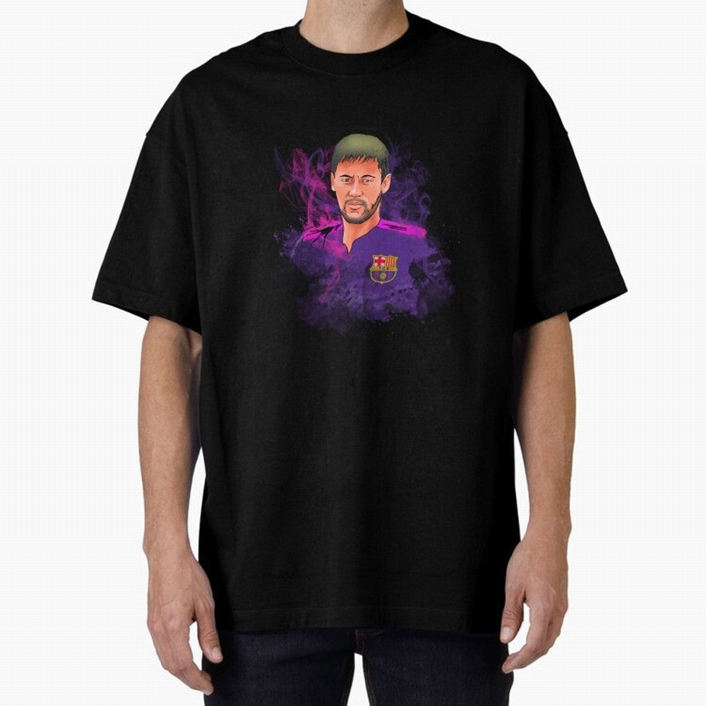 Neymar Oversized T-Shirt Honor Football Greatness during the FIFA World Cup 2026 Journey through CR7 Highlights, Germany Pride, Match Day Excitement, Supporter Culture, Golden Goals and Global Football Passion; Made for Die Hard Supporters, Soccer