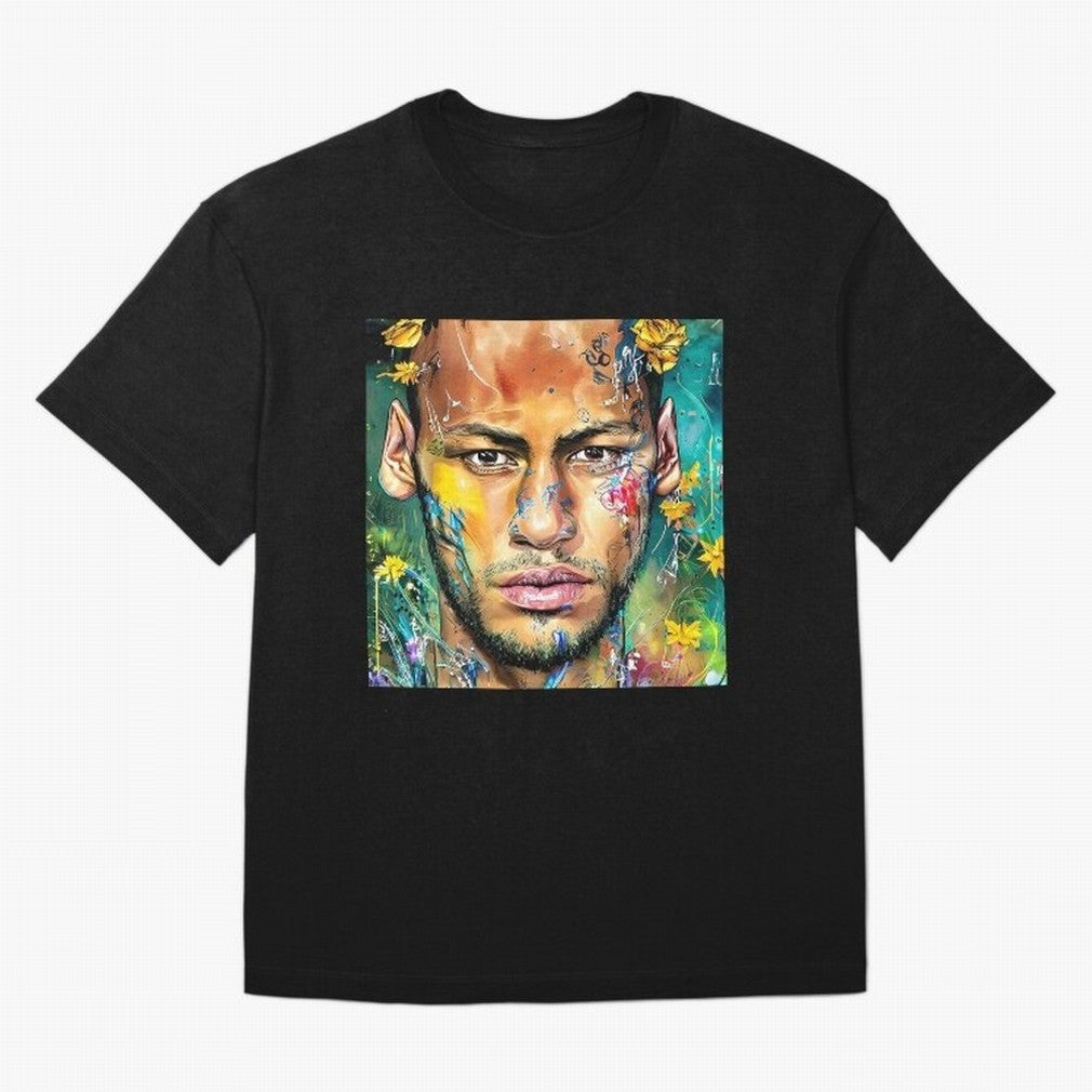 Neymar Oversized T-Shirt Celebrate Fan Culture around Global Football Passion for FIFA World Cup 2026, Celebrating CR7, Germany, Classic Soccer Heritage, Championship Pressure, Fan Loyalty and International Pride; Made for Collectors Who Enjoy