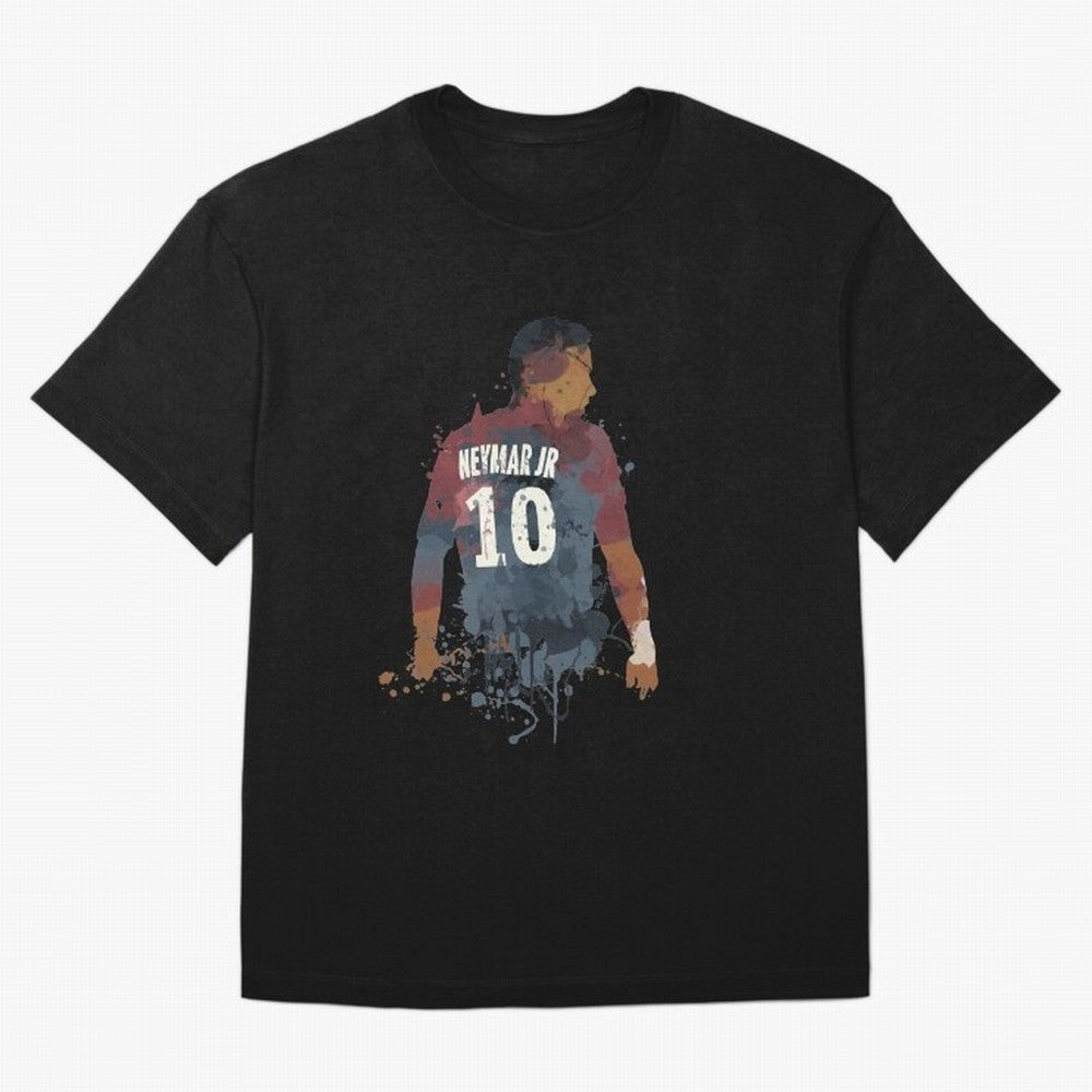 Neymar Brazilian Legend Art Oversized T-Shirt Bring Home FIFA World Cup 2026 Group Stage for Fans of Neymar and Germany, Bringing Football Festival Excitement, Trophy Ambitions, Country Rivalries and Star Player Buzz; Perfect for Fans, Collectors,
