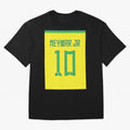 Neymar 10 Brazil 2022 World Cup Jersey Classic T-Shirt Show Fan Pride Across the FIFA World Cup 2026 Journey through Cristiano Ronaldo Highlights, Spain Pride, Retro Football Energy, Iconic Rivalries, Trophy Chase Drama and Stadium Atmosphere;