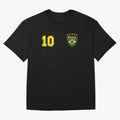 Classic Brasil Soccer No. 10 Brazil World Jersey Cup T Shirt Essential T-Shirt Show Your Tournament Heart for FIFA World Cup 2026 USA Canada Mexico Spirit, Highlighting Argentina and Brazil, Neymar, Goal Celebration Energy, Supporter Heritage,