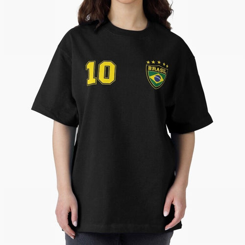 Classic Brasil Soccer No. 10 Brazil World Jersey Cup T Shirt Essential T-Shirt Show Your Tournament Heart for FIFA World Cup 2026 USA Canada Mexico Spirit, Highlighting Argentina and Brazil, Neymar, Goal Celebration Energy, Supporter Heritage,