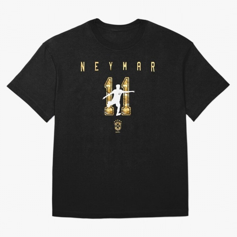 Neymar Gold Design Classic T-Shirt Celebrate Soccer Greatness during FIFA World Cup 2026 Group Stage Spirit, with Spain, Messi, Tournament Hype, Historic Matchups, Family Viewing Parties and Global Sports Pride; Made for Die Hard Supporters, Soccer