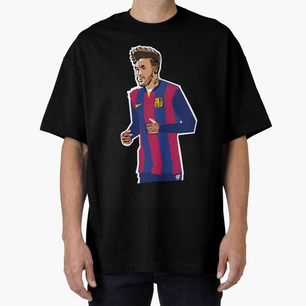 Neymar prime Oversized T-Shirt Fuel the Hype around Global Football Passion for FIFA World Cup 2026 Group Stage, Centered on Cristiano Ronaldo, Spain, Classic Soccer Heritage, Championship Pressure, Fan Loyalty and International Pride; Perfect for