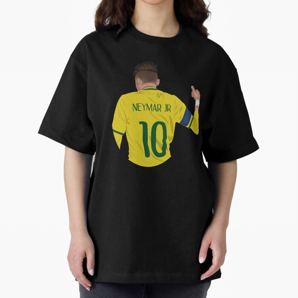 Neymar Junior Oversized T-Shirt Bring Retro Soccer Energy to the FIFA World Cup 2026 Group Stage Journey through Haaland and Mbappe Highlights, England and Germany Pride, Championship Spirit, Famous Goals, Roaring Crowds and International Football