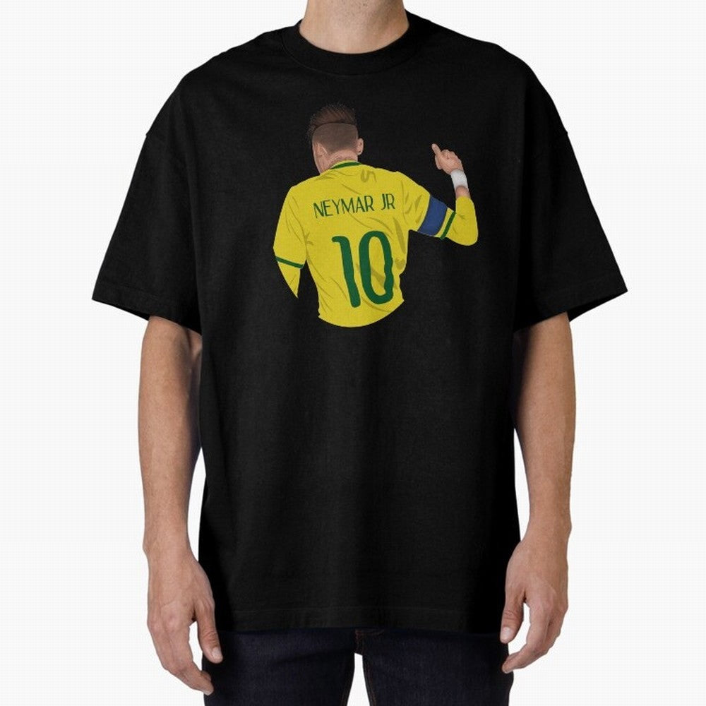 Neymar Junior Oversized T-Shirt Bring Retro Soccer Energy to the FIFA World Cup 2026 Group Stage Journey through Haaland and Mbappe Highlights, England and Germany Pride, Championship Spirit, Famous Goals, Roaring Crowds and International Football