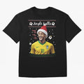Jingle Balls Christmas Football Fan Art with Santa Neymar Active T-Shirt Bring Match Day Fire to FIFA World Cup 2026 Filled with Haaland and Mbappe, England, France and Netherlands Energy, Sports Nostalgia, International Competition, Famous Players