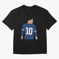 the number 10 Oversized T-Shirt Follow the Final Road of Global Football Passion for FIFA World Cup 2026 Group Stage, Built around Haaland, Brazil, Vintage Soccer Flavor, Modern Football Stars, National Flags and Final Night Emotion; Made for