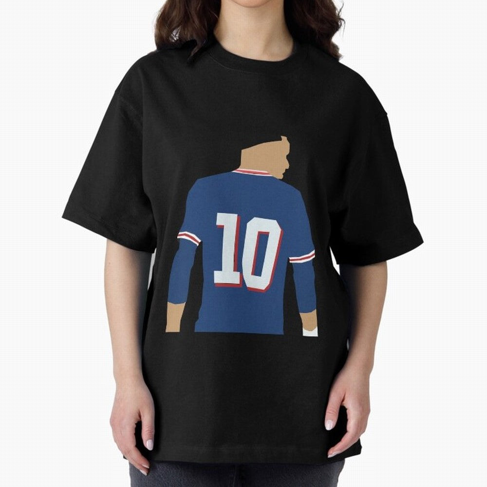 the number 10 Oversized T-Shirt Follow the Final Road of Global Football Passion for FIFA World Cup 2026 Group Stage, Built around Haaland, Brazil, Vintage Soccer Flavor, Modern Football Stars, National Flags and Final Night Emotion; Made for
