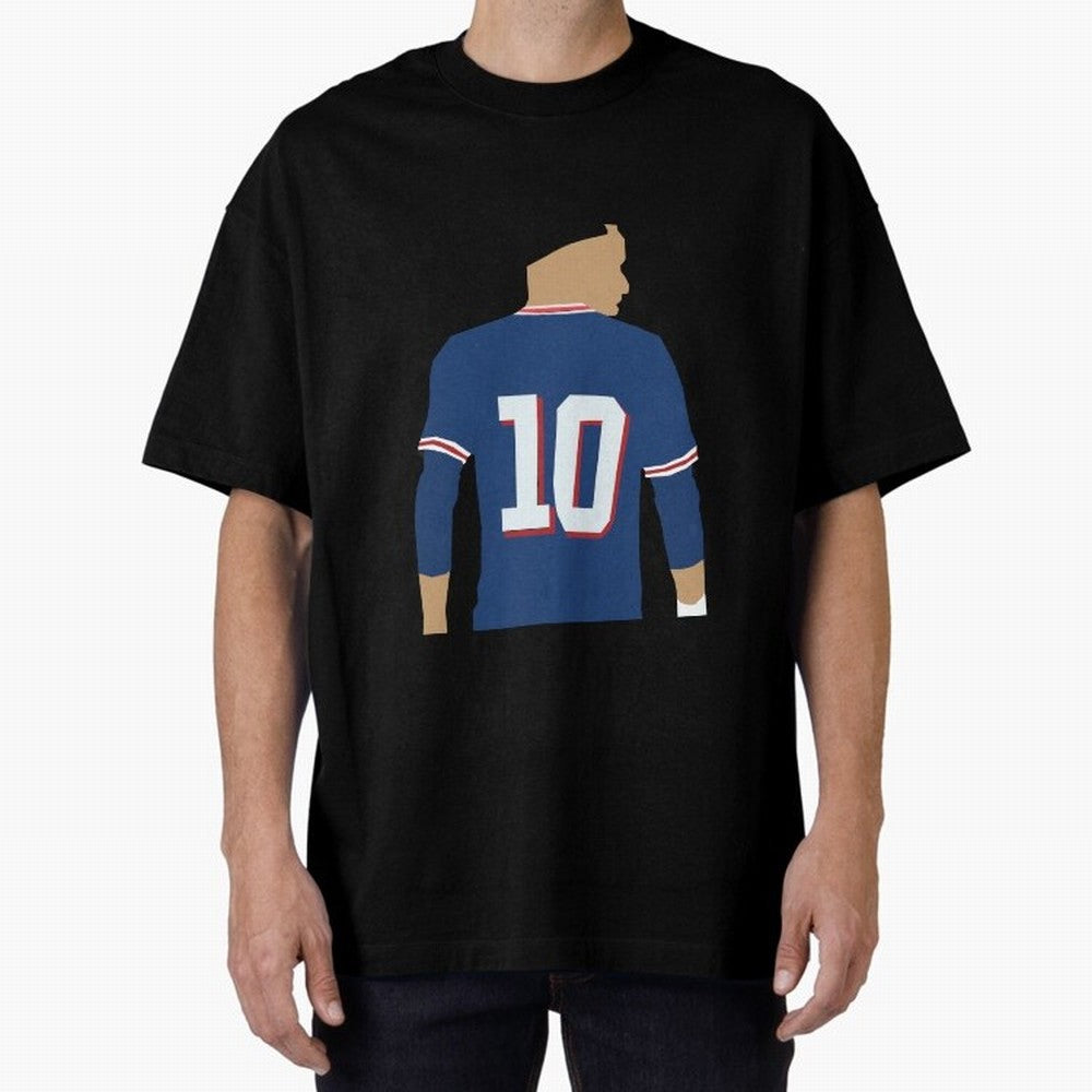the number 10 Oversized T-Shirt Follow the Final Road of Global Football Passion for FIFA World Cup 2026 Group Stage, Built around Haaland, Brazil, Vintage Soccer Flavor, Modern Football Stars, National Flags and Final Night Emotion; Made for