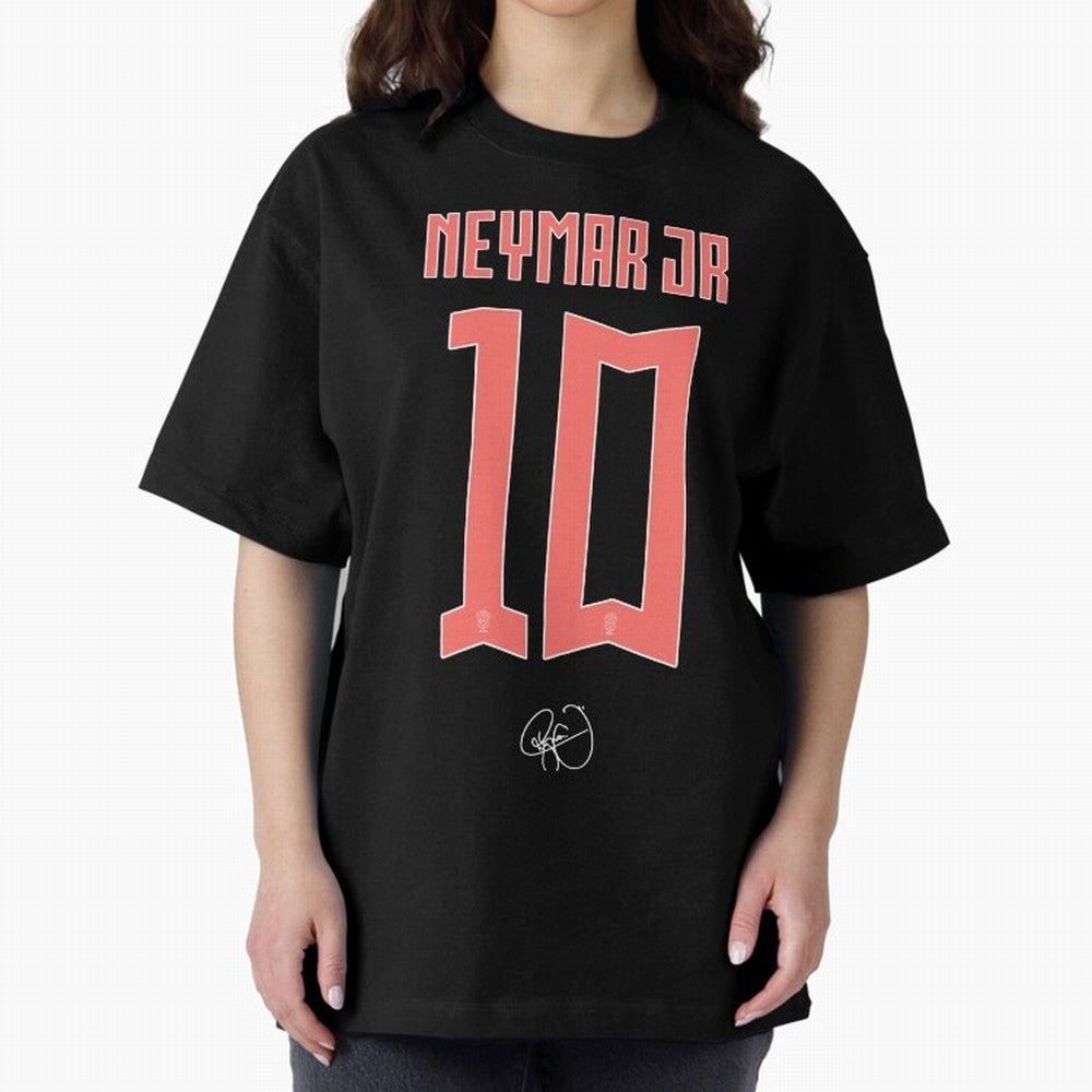 Neymar 10 Oversized T-Shirt Support the FIFA World Cup 2026 Group Stage Journey through Messi and Cristiano Ronaldo Highlights, Brazil Pride, Supporter Pride, Iconic Celebrations, Legendary Names and Global Match Day Energy; Perfect for Supporters