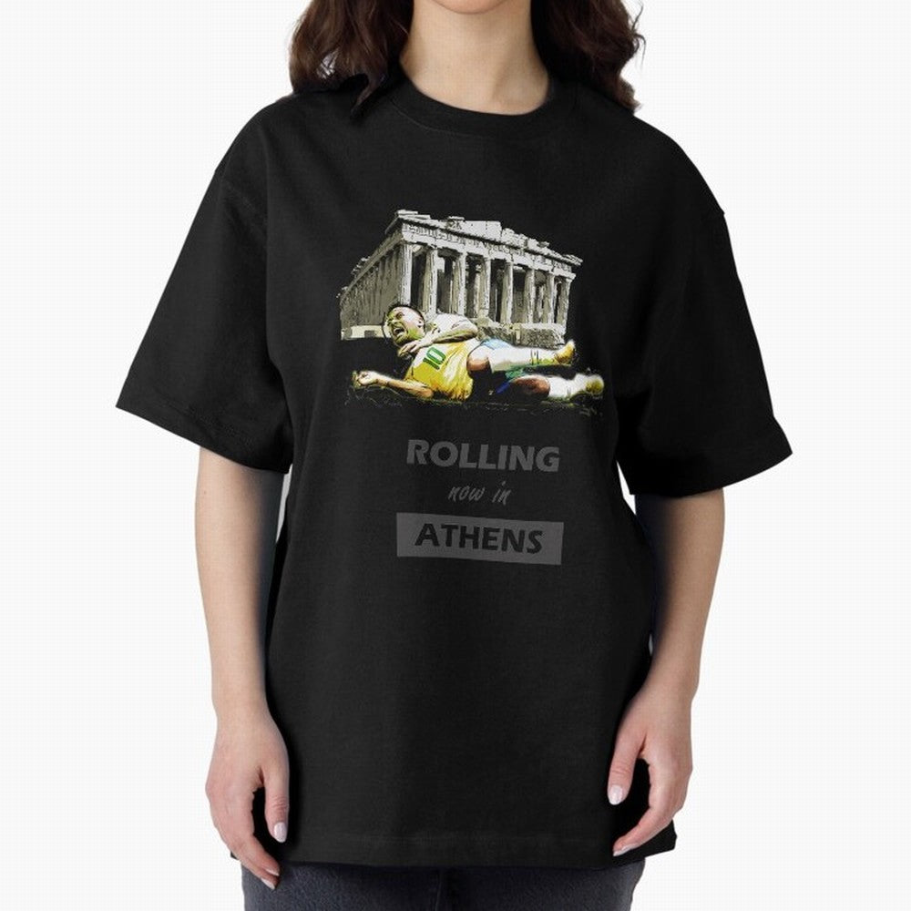 Rolling now in Athens Essential T-Shirt Show Your Stadium Side during Global Football Passion for FIFA World Cup 2026 USA Canada Mexico, Inspired by Mbappe and Neymar, Portugal, Goal Celebration Energy, Supporter Heritage, Football Icons and