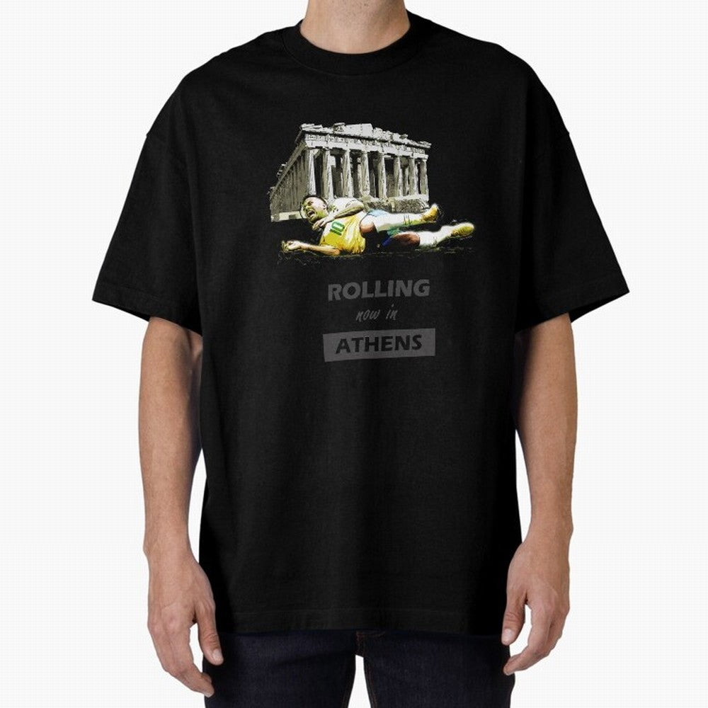 Rolling now in Athens Essential T-Shirt Show Your Stadium Side during Global Football Passion for FIFA World Cup 2026 USA Canada Mexico, Inspired by Mbappe and Neymar, Portugal, Goal Celebration Energy, Supporter Heritage, Football Icons and