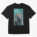 Art Neymar Wallpaper Oversized T-Shirt Follow Every Goal of FIFA World Cup 2026 Group Stage for Fans of Neymar and Brazil, Portugal and Argentina, Bringing Championship Spirit, Famous Goals, Roaring Crowds and International Football Unity; Perfect