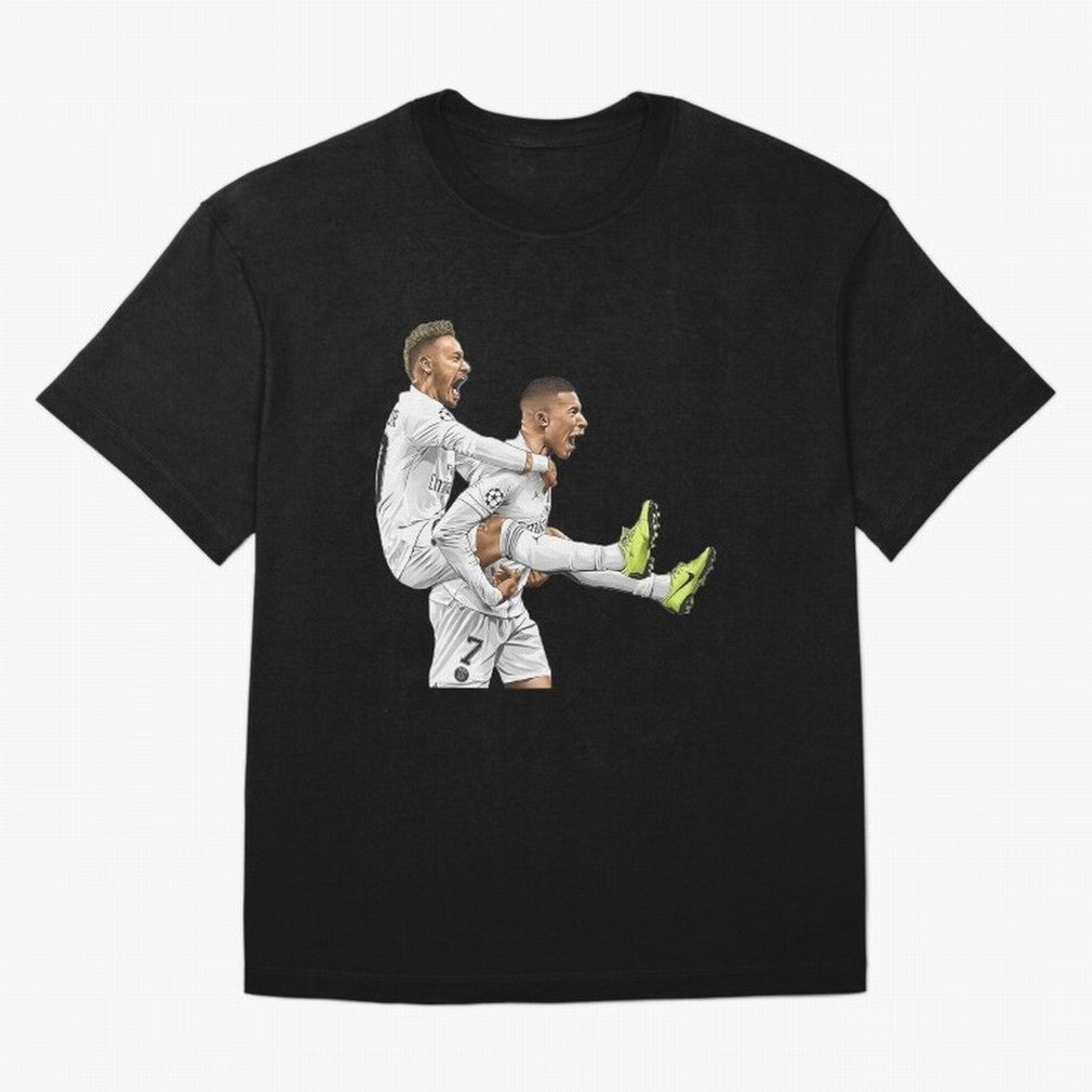 Illustration Neymar Classic T-Shirt Share the Excitement of FIFA World Cup 2026 USA Canada Mexico Spirit, Featuring England, Neymar, Haaland and Cristiano Ronaldo, Soccer Culture, Superstar Moments, National Team Dreams and Competitive Fire; Ideal