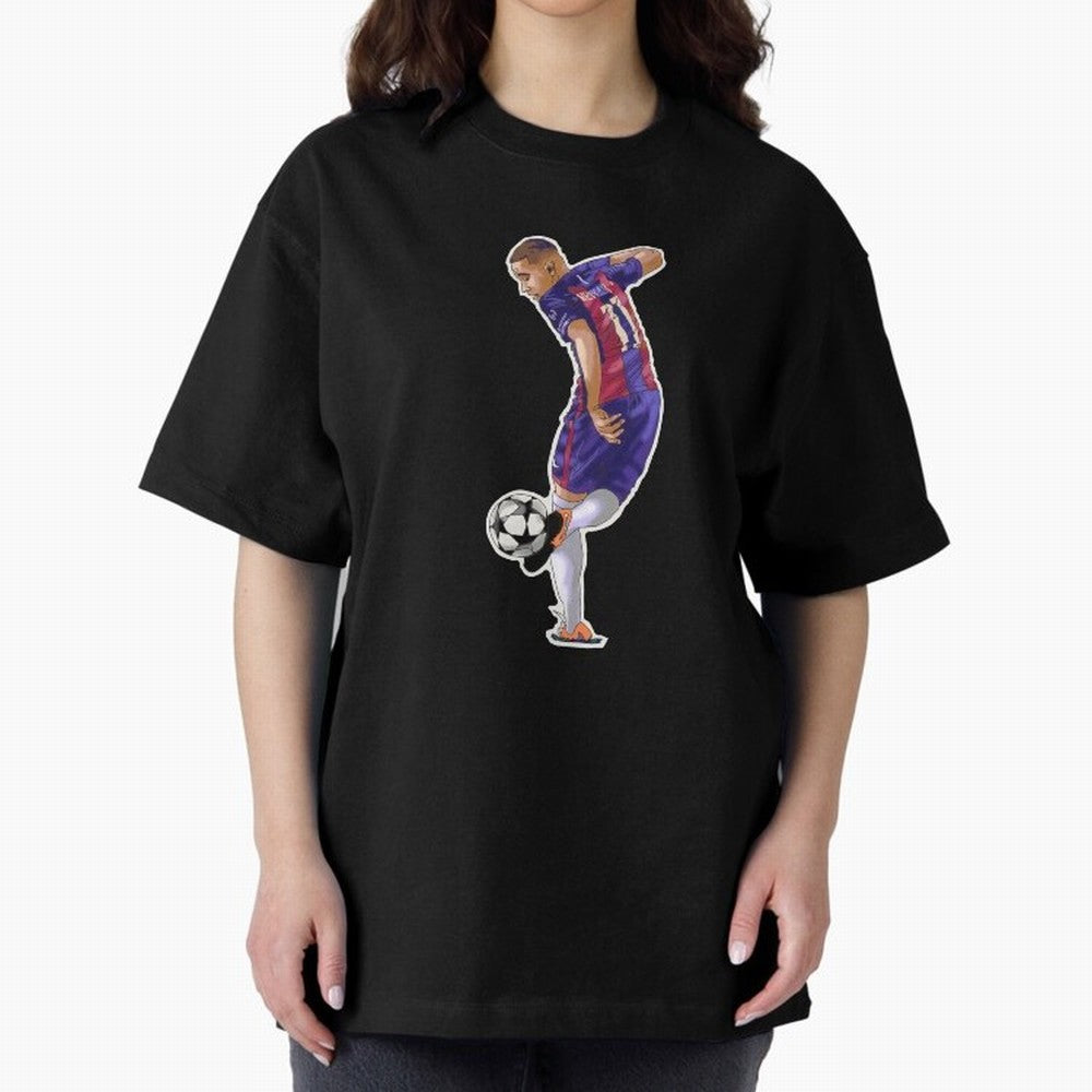 Neymar Artwork Classic T-Shirt Keep the Legacy of Global Football Passion for FIFA World Cup 2026 USA Canada Mexico, Featuring Messi, Neymar and Mbappe, England, France and Netherlands, Stadium Chants, National Pride, Trophy Dreams and
