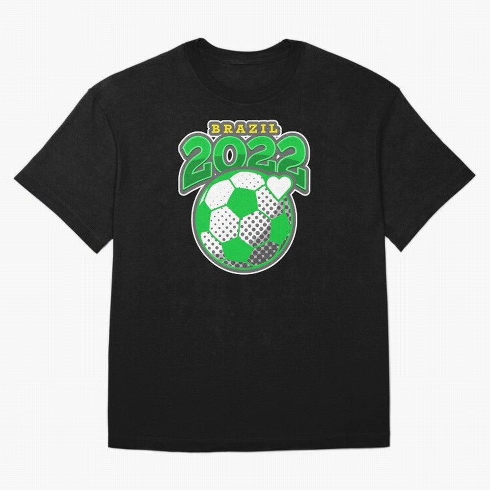 Brazil World Cup Design 2022 Classic T-Shirt Follow FIFA World Cup 2026 Group Stage for Fans of Mbappe and Argentina, Bringing Stadium Memories, Football Loyalty, International Chants and Championship Tradition; Great for Supporters Who Love