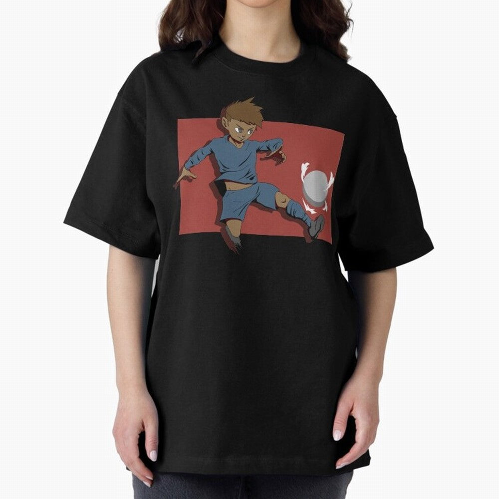 Footballer in action Oversized T-Shirt Enjoy the Biggest Football Party of Global Football Passion for FIFA World Cup 2026, Featuring Mbappe and Neymar, Spain and Netherlands, Stadium Chants, National Pride, Trophy Dreams and Unforgettable Football