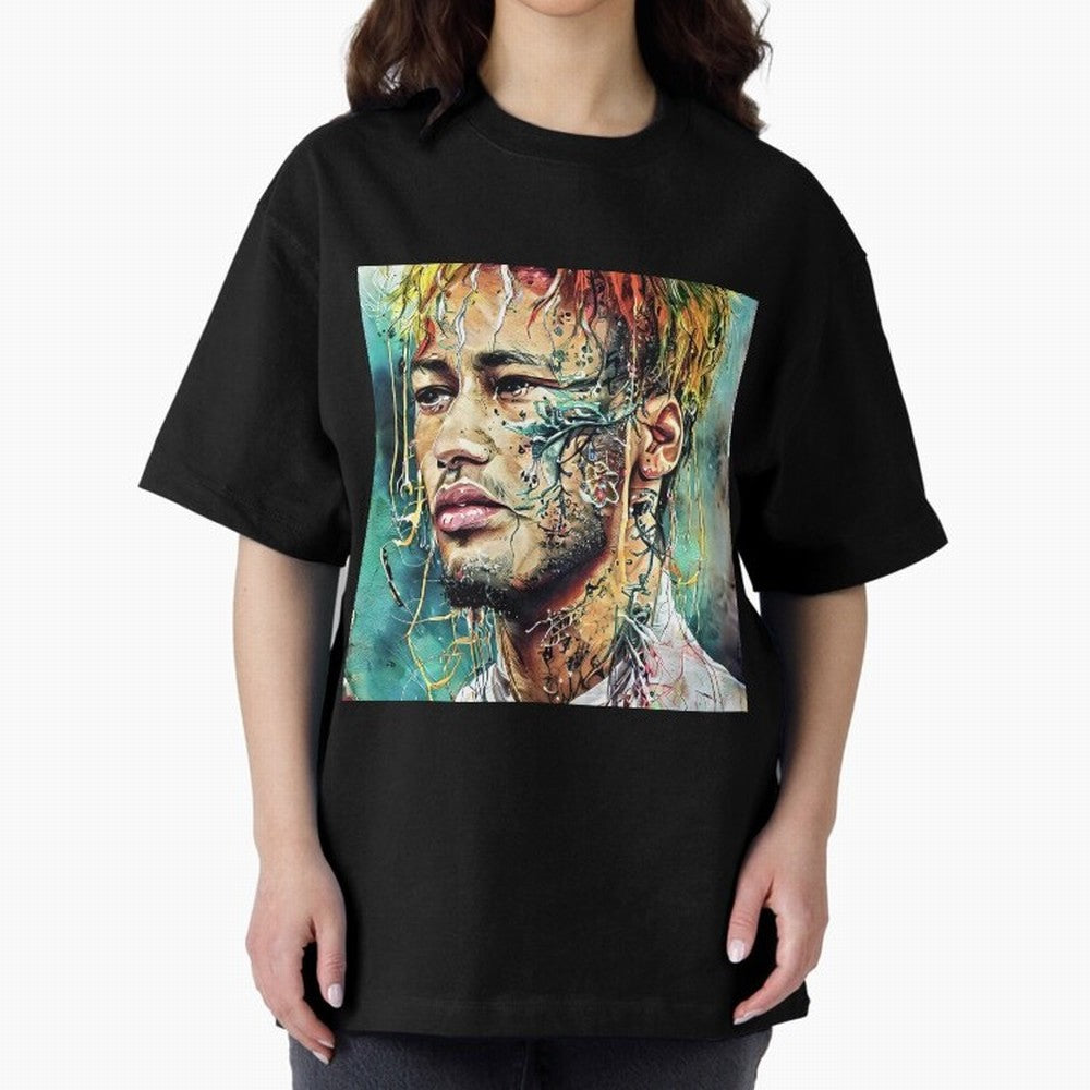 character of Neymar Classic T-Shirt Celebrate the Road through FIFA World Cup 2026 Group Stage Spirit, Connected to Argentina, France and Brazil, Cristiano Ronaldo, Haaland and CR7, Worldwide Fan Energy, Dramatic Goals, Stadium Lights and