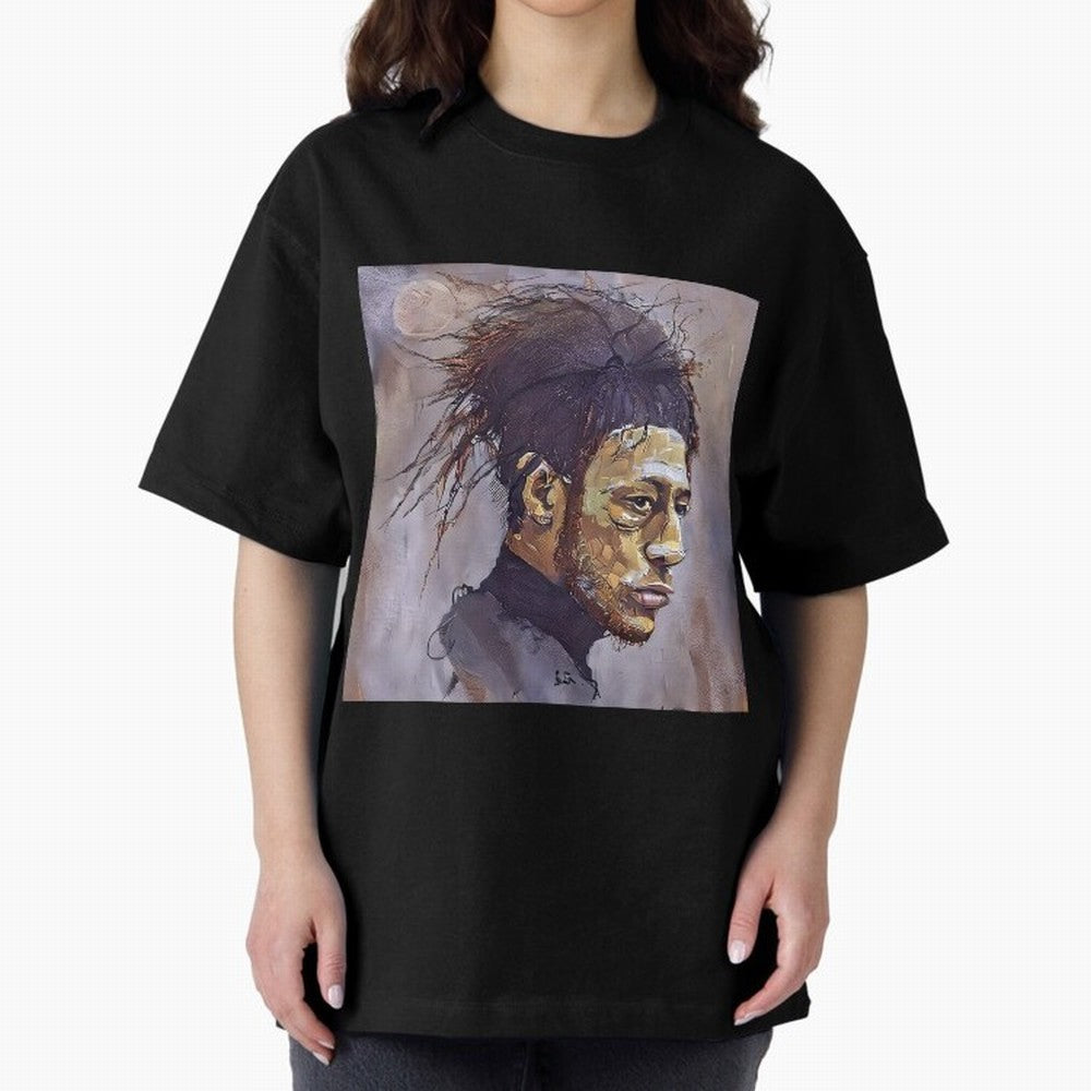 sketch of Neymar Oversized T-Shirt Make the Season About FIFA World Cup 2026 USA Canada Mexico Capturing CR7, France Energy, Football Festival Excitement, Trophy Ambitions, Country Rivalries and Star Player Buzz; Great for Supporters Who Love