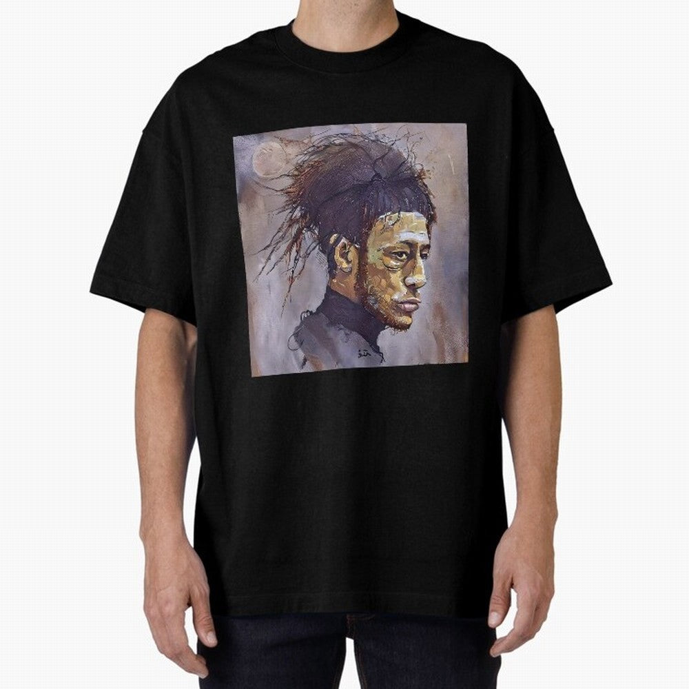 sketch of Neymar Oversized T-Shirt Make the Season About FIFA World Cup 2026 USA Canada Mexico Capturing CR7, France Energy, Football Festival Excitement, Trophy Ambitions, Country Rivalries and Star Player Buzz; Great for Supporters Who Love