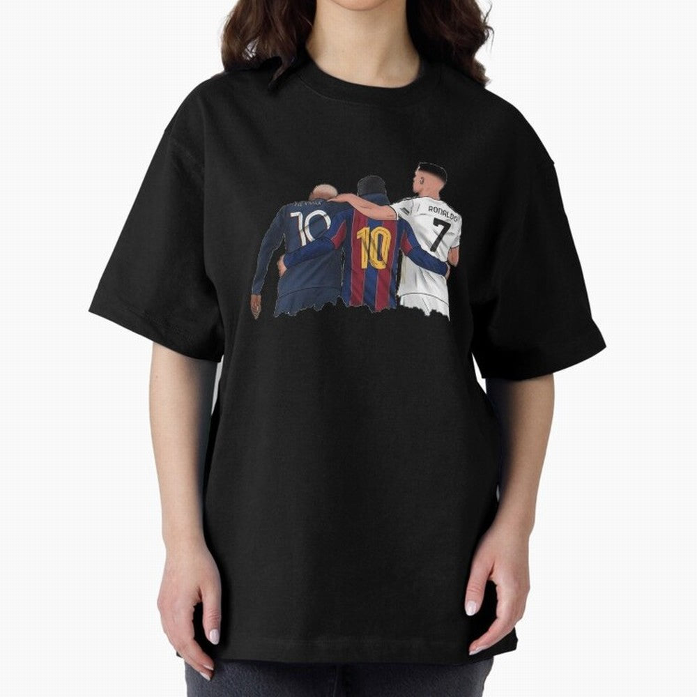 Football Messi, Ronaldo, neymar tshirt Classic T-Shirt Show Love for Legendary Goals in Match Day Hype around FIFA World Cup 2026 Group Stage, Haaland, Brazil, Portugal and Argentina, Football Passion, Legendary Performances, Festival Vibes and