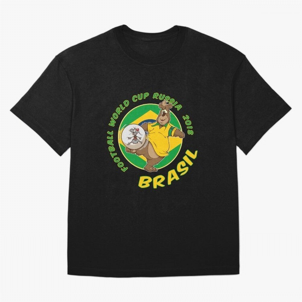 Football Russia 2018 World Cup Brazil T shirts and Merchandise Oversized T-Shirt Mark Match Day Hype around FIFA World Cup 2026 Group Stage, Neymar, Spain and Netherlands, Champion Mindset, Group Stage Buzz, Knockout Tension and Passionate Fan