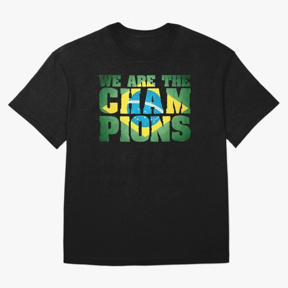 Champion Brazil Classic T-Shirt Live the Energy of FIFA World Cup 2026 Spirit, Capturing Argentina, France and Brazil, Neymar, Retro Football Energy, Iconic Rivalries, Trophy Chase Drama and Stadium Atmosphere; Perfect for People Who Love