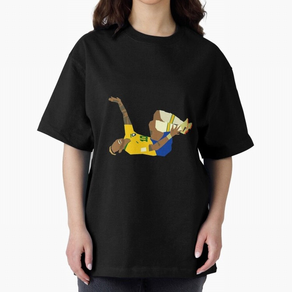 Falling Brazilian Player Classic T-Shirt Feel FIFA World Cup 2026 USA Canada Mexico Built around CR7 and Messi, Brazil Energy, Global Supporter Spirit, Legendary Goals, National Colors and Tournament Celebration; Built for Supporters Chasing Trophy