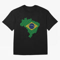 Map of Brazil (Brazil) Classic T-Shirt Wear the Spirit of FIFA World Cup 2026 Spirit, Inspired by Netherlands, CR7, Goal Celebration Energy, Supporter Heritage, Football Icons and Worldwide Tournament Joy; Made for Collectors Who Enjoy Iconic